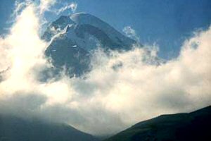 Der Kazbek - der höchste Berg des Ostkaukasus
